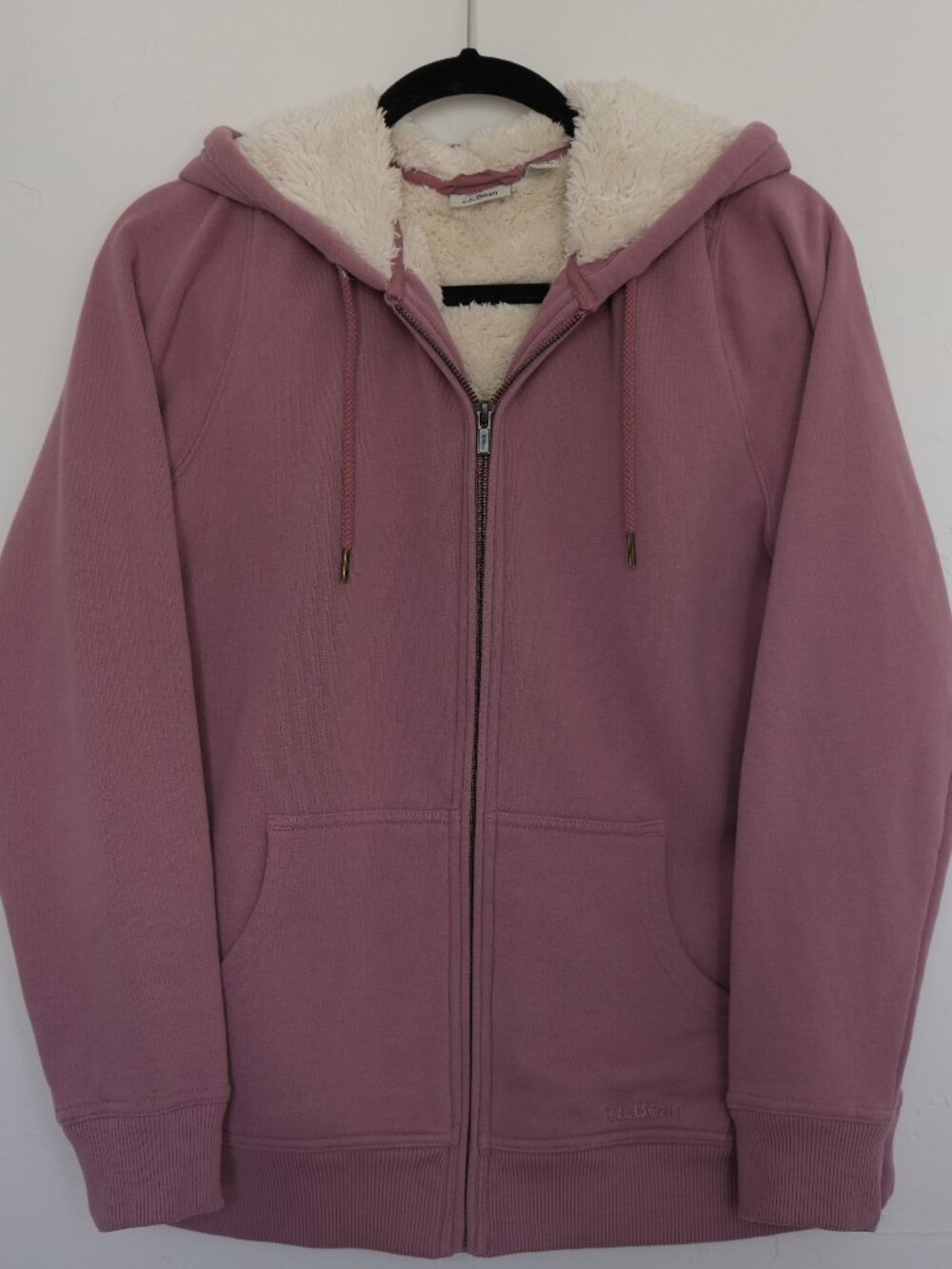 L.L. Bean Sherpa Heritage Fur Lined Hoodie